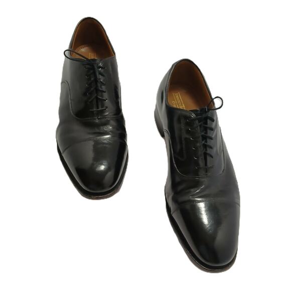 Johnston Murphy Melton Cap Toe Oxford Optima Black Shoes Men\'s Size 12 D/B main image 7